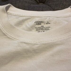 Jockey Classic White Crew Neck Tee
